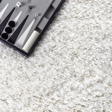 Aydin Solid Plush Shag Area Rug
